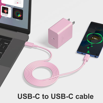 45W Super Fast Charger Type C, 2-Pack 45W USB C Charging Block with 10ft USB C to Type C Cables for Samsung Galaxy S25 S24+/UltraS23/S22/S21/S20/Note10/20 iPhone 16/15 Pro,Pro Max