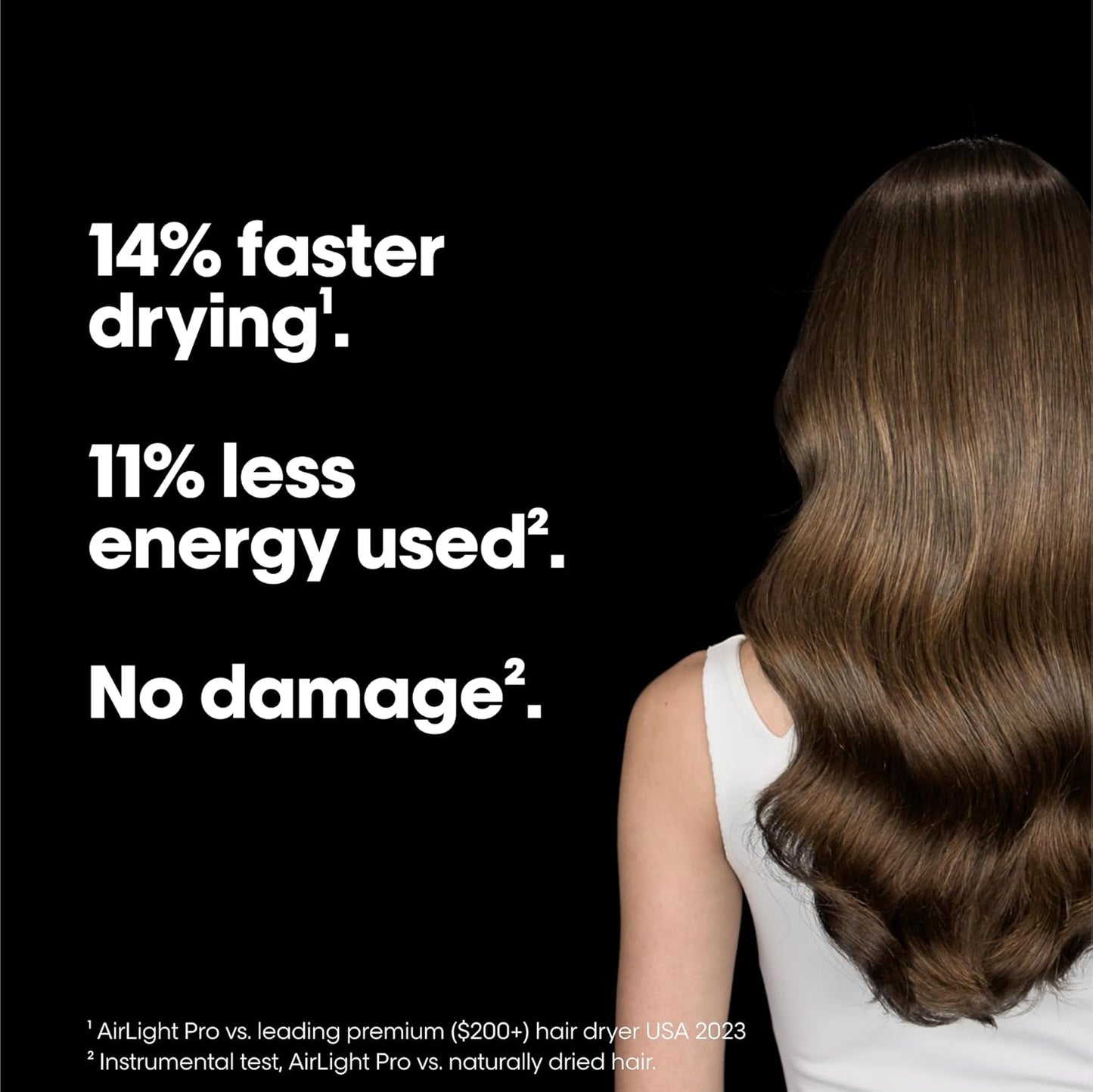 L'Oréal Professionnel AirLight Pro, Professional Hair Dryer Powered by Infrared-Light Technology and Wind, Fast Drying Without Heat Damage, Approved by Hair Pros, For All Hair Types