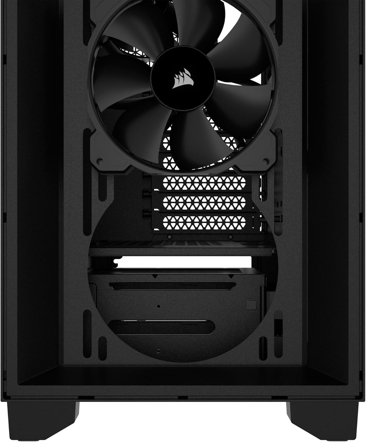 CORSAIR 3000D Airflow Mid-Tower PC Case – 2X SP120 Elite Fans – Four-Slot GPU Support – Fits up to 8X 120mm Fans – High-Airflow Design – Black