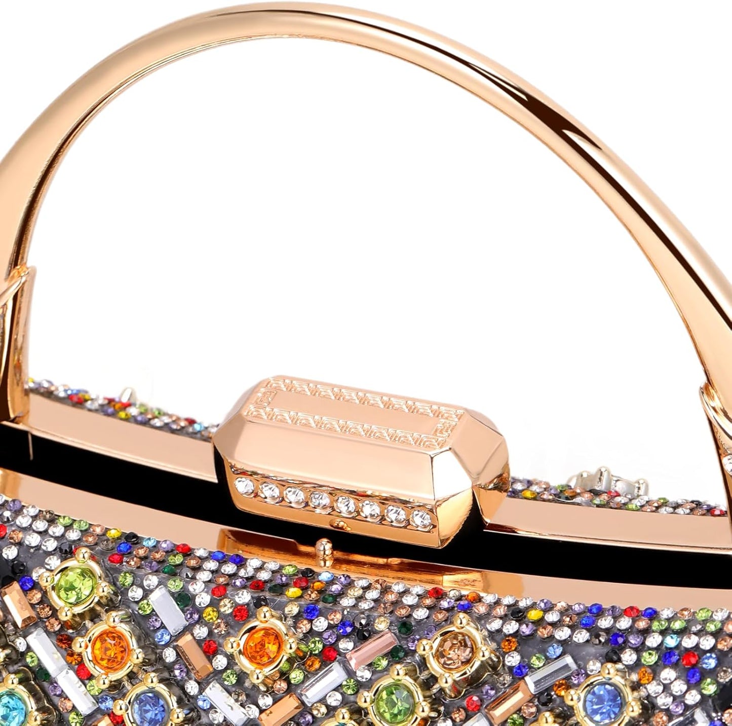 Elsblossion Clutch Purses for Women, Formal Evening Bag, Sparkly Rhinestone Purse for Party, Prom, Wedding
