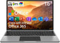 jumper Laptop, 16 Inch FHD IPS 1200p Screen, Quad Core CPU, 4GB LPDDR4 RAM 128GB ROM, Office 365 1-Year Subscription, Windows 11 Computer with Numeric Keypad, 4 Stereo Speakers, WiFi.
