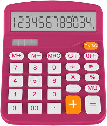 Helect Standard Function Desktop Calculator | Desktop Calculator | Solar Calculator | Office Calculator | Business Calculator | 12-Digit Calculator