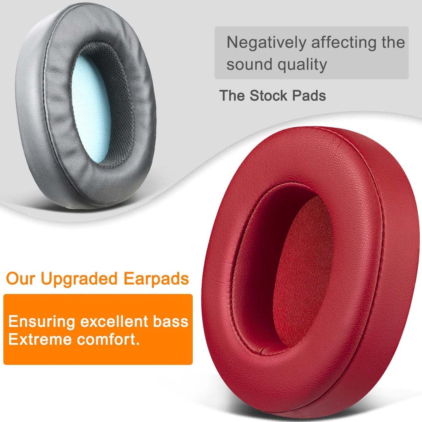 SOULWIT Replacement Earpads for Skullcandy Hesh 3/ANC/Evo & Crusher Wireless/ANC/Evo & Venue ANC Over-Ear Headphones, Ear Pads Cushions with Noise Isolation Foam - Hesh3 PL Black