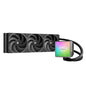 Sudokoo NEXAURA 360 Liquid CPU Cooler: 360mm AIO CPU Cooler with PWM Pump & ARGB Pump Head - Water Cooling with FDB Fans for Intel LGA 1851/1700/1200/115X AMD AM5/AM4 - Black