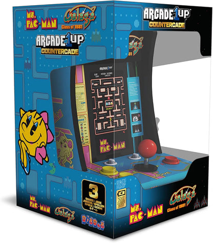 ARCADE1UP Classic Arcade Countercade Machine | 7 Inch Portable Retro Gaming Console with Joystick Controls
