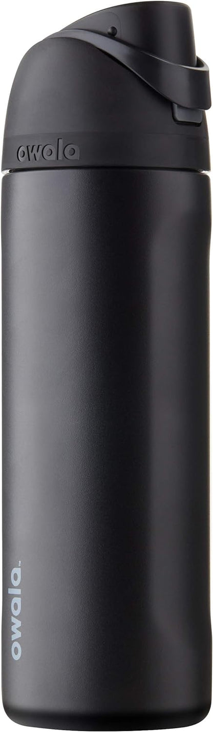 Owala Kids FreeSip Insulated Stainless Steel Water Bottle with Straw, BPA-Free Sports Water Bottle, Great for Travel, 16 oz, Celestial Sphere