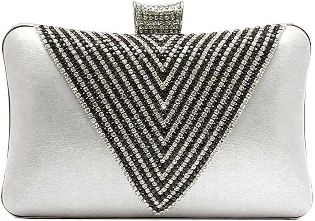 Ankoee Fashion Clutch Bag Wedding Clutches Crystal Elegant Clutch Evening Party Bags Sparkling Purse