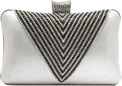 Ankoee Fashion Clutch Bag Wedding Clutches Crystal Elegant Clutch Evening Party Bags Sparkling Purse