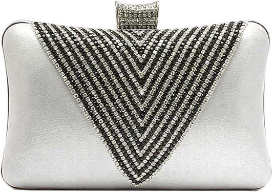 Ankoee Fashion Clutch Bag Wedding Clutches Crystal Elegant Clutch Evening Party Bags Sparkling Purse - PuriLite