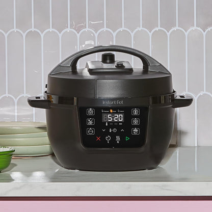 Instant Pot® RIO Mini 7-in-1 Multi-Cooker, PressureCooker, SlowCooker, RiceCooker, Steamer, Sauté, Yogurt Maker, & Warmer, Includes App With Over 2000 Recipes, 4QT, Black