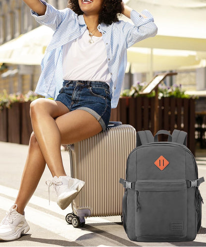 SUPACOOL Lightweight Casual Backpack for Men and Women, Large Backpack for School Boys and Girls