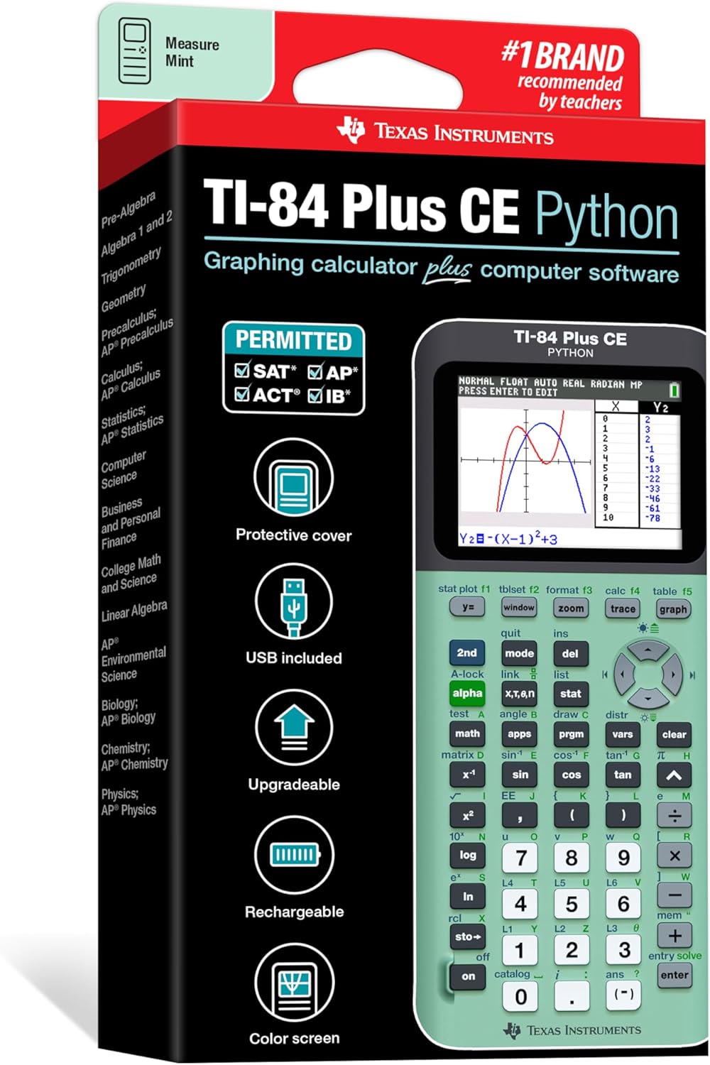 Texas Instruments TI-84 Plus CE Pink Graphing Calculator