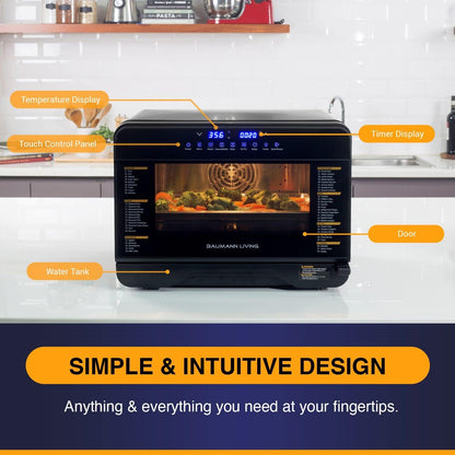 Multifunction Air Fryer Steam Oven Convection Countertop All-in-One Appliance.