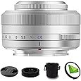 TTartisan 27mm F2.8 Autofocus Lens, Compatible with Fuji X-Mount Cameras X-A3 X-A5 X-A7 X-Ｍ1 X-Ｍ2 X-Ｈ1 X-T1 X-T10 X-T2 X-T20 X-T3 X-T４ X-T100 X-T200 X-T30 X-Pro1 X-Pro2 X-Pro3 X-E1 X-E2 X-E2S - PuriLite
