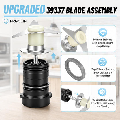 Blade Assembly 39337 Replacement Parts for Robot Coupe MP350 MP450 Fits MP350 Turbo Combi, MP350 Turbo V.V., MP450 Turbo Combi, MP450 Turbo V.V