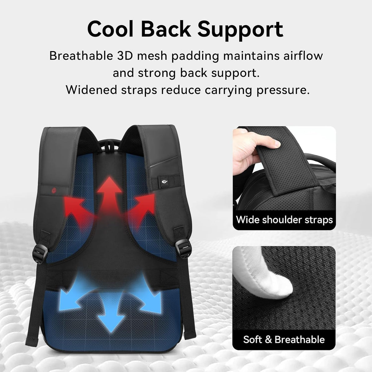 CROSSGEAR 30L Anti Theft Laptop Backpack with Lock 17.3" Travel Backpack
