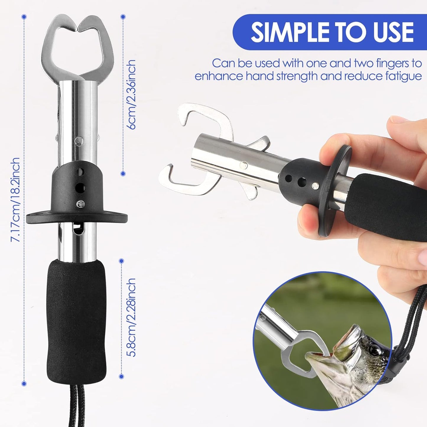 Fishing Tool Kit Fishing Pliers, Fish Lip Gripper, Handheld Digital Fishing Scale, Fishing Hook Remover, Ice Fly Fish Pliers, Fishing Accessories Fishing Gear Fishermen Gift