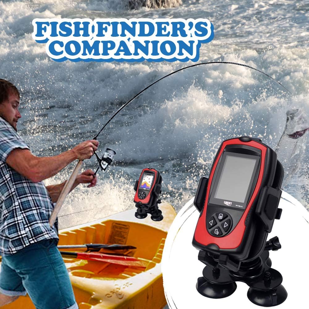 LUCKYLAKER Kayak Holder Fish Finder Mount Marine Electronic Fishing Mount Ball Boat Fish Finders Mount Base for Truck Boat Canoe