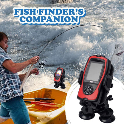 LUCKYLAKER Kayak Holder Fish Finder Mount Marine Electronic Fishing Mount Ball Boat Fish Finders Mount Base for Truck Boat Canoe