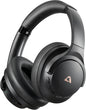 1Mii Y8+ Noise Cancelling Headphones Bluetooth, Wireless LDAC Hi-Res Audio, Custom EQ via App, 75H Playtime, Comfort Fit, Over Ear Headphones Foldable for Airplane Travel Home Office - Black