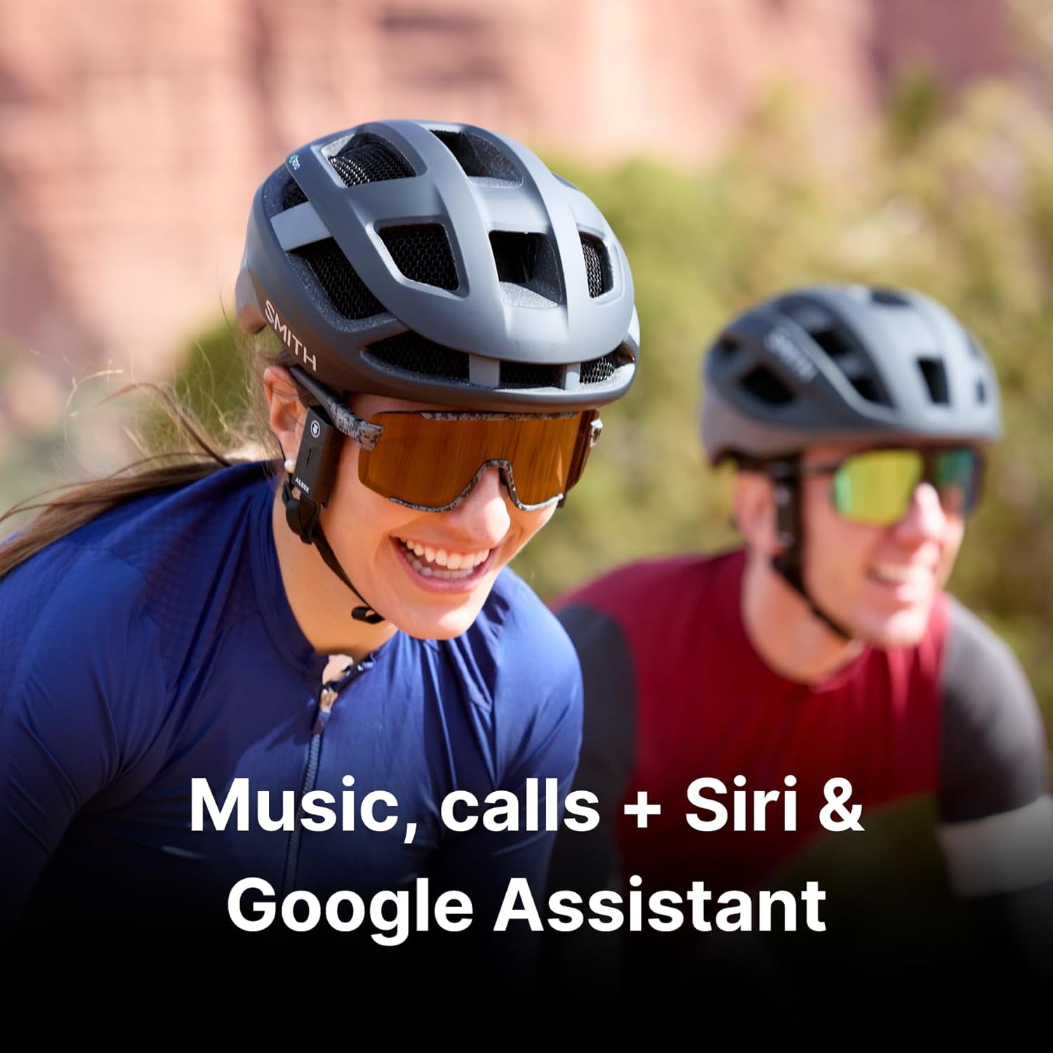 ALECK Punks Wireless Bluetooth Helmet Speakers – Open-Ear Bike Audio System with Hands-Free Calls, Global Group Communication, Wind Noise Reduction - PuriLite