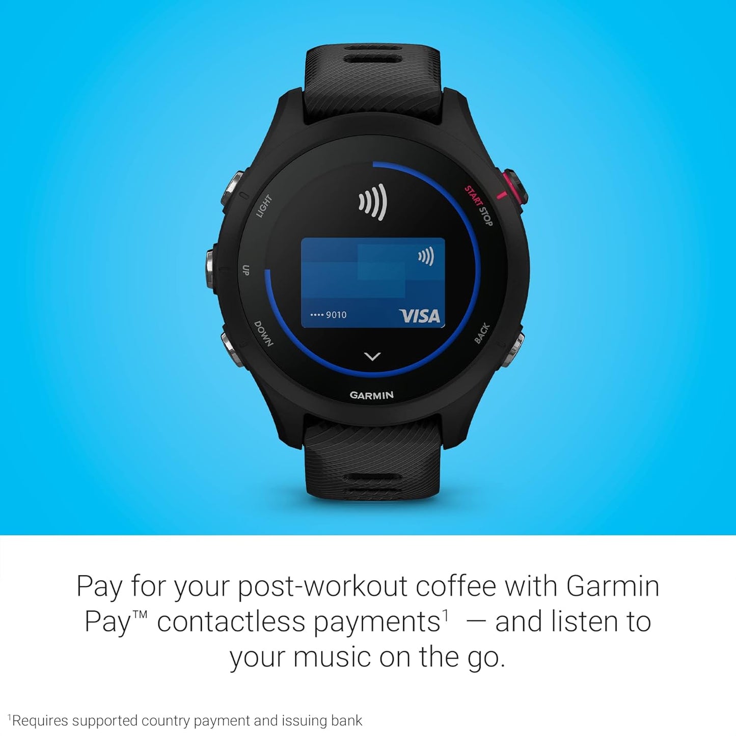 Garmin Forerunner® 255 Music, GPS Running Smartwatch with Music, Advanced Insights, Long-Lasting Battery, Black, 46 MM