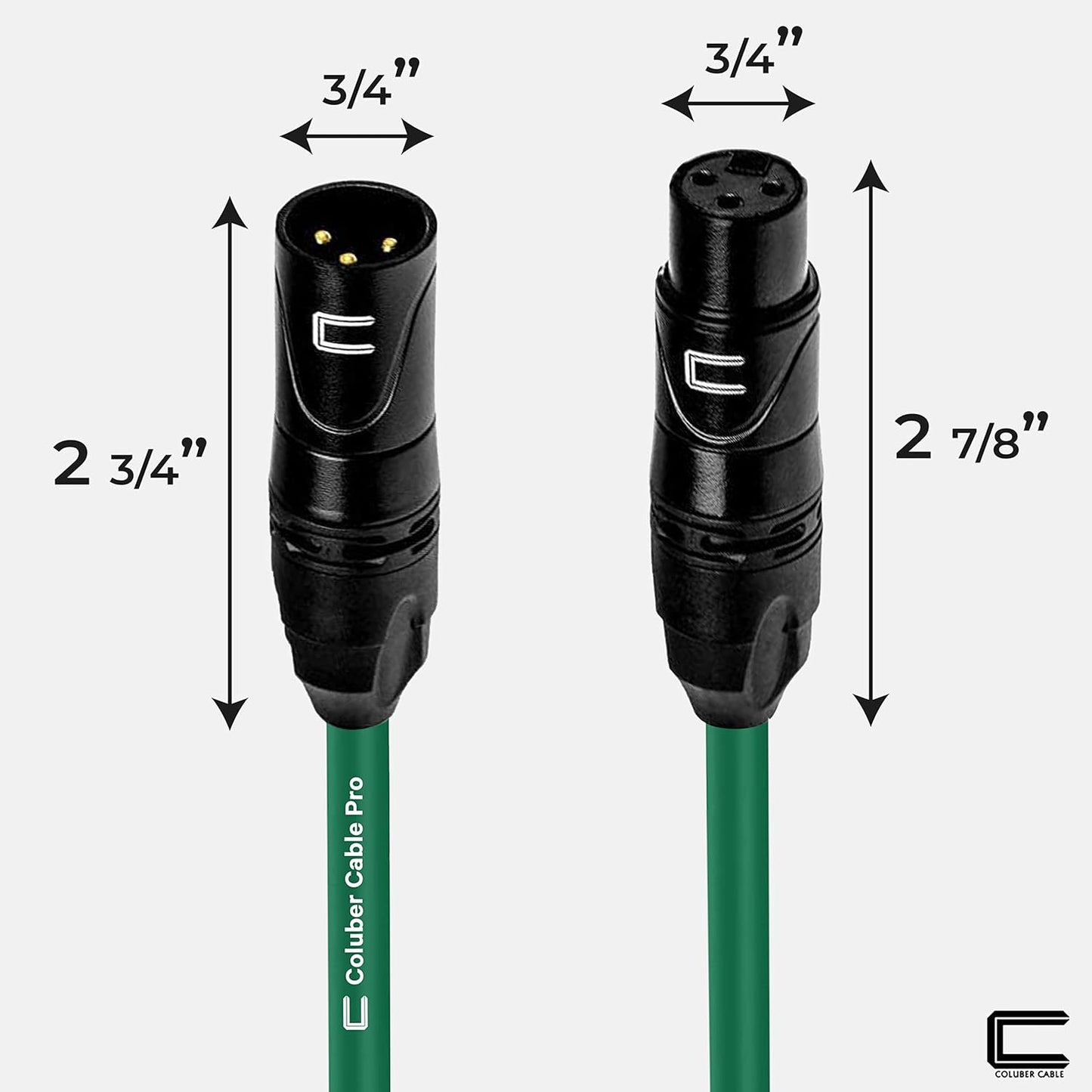 Balanced XLR Cable Male to Female - 6 Feet Pink - Pro 3-Pin Microphone Connector for Powered Speakers, Audio Interface or Mixer for Live Performance & Recording