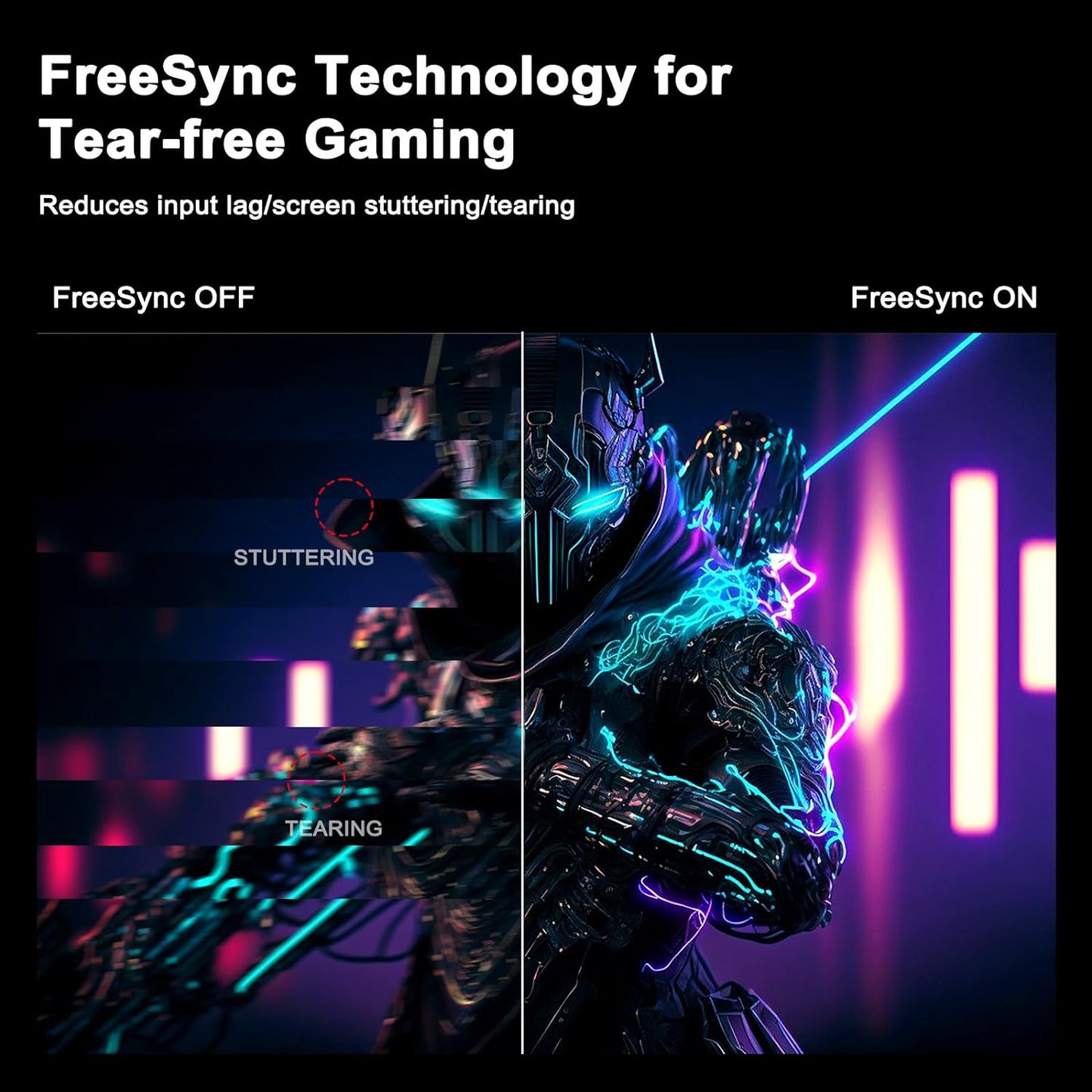 SANSUI 32 Inch Curved 240Hz Gaming Monitor with Speakers, High Refresh Rate FHD 1080P Gaming PC Monitor Curved 1500R, 1ms(MPRT), HDR, HDMI DP, Metal Stand, VESA Compatible (ES-G32C3F DP Cable Incl.)