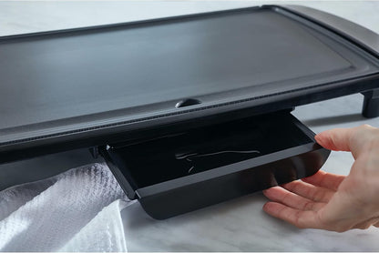 Oster DiamondForce Nonstick Electric Griddle, Breakfast & Pancake Griddle w/Warming Tray, Easy Food Release & Superior Nonstick Performance, 10 x 20 inch
