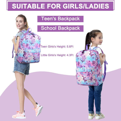 School Backpack for Kids, VASCHY Lightweight Water Resistant Casual Schoolbag Daypack for Men Women Teen Boys Girl Bookbag