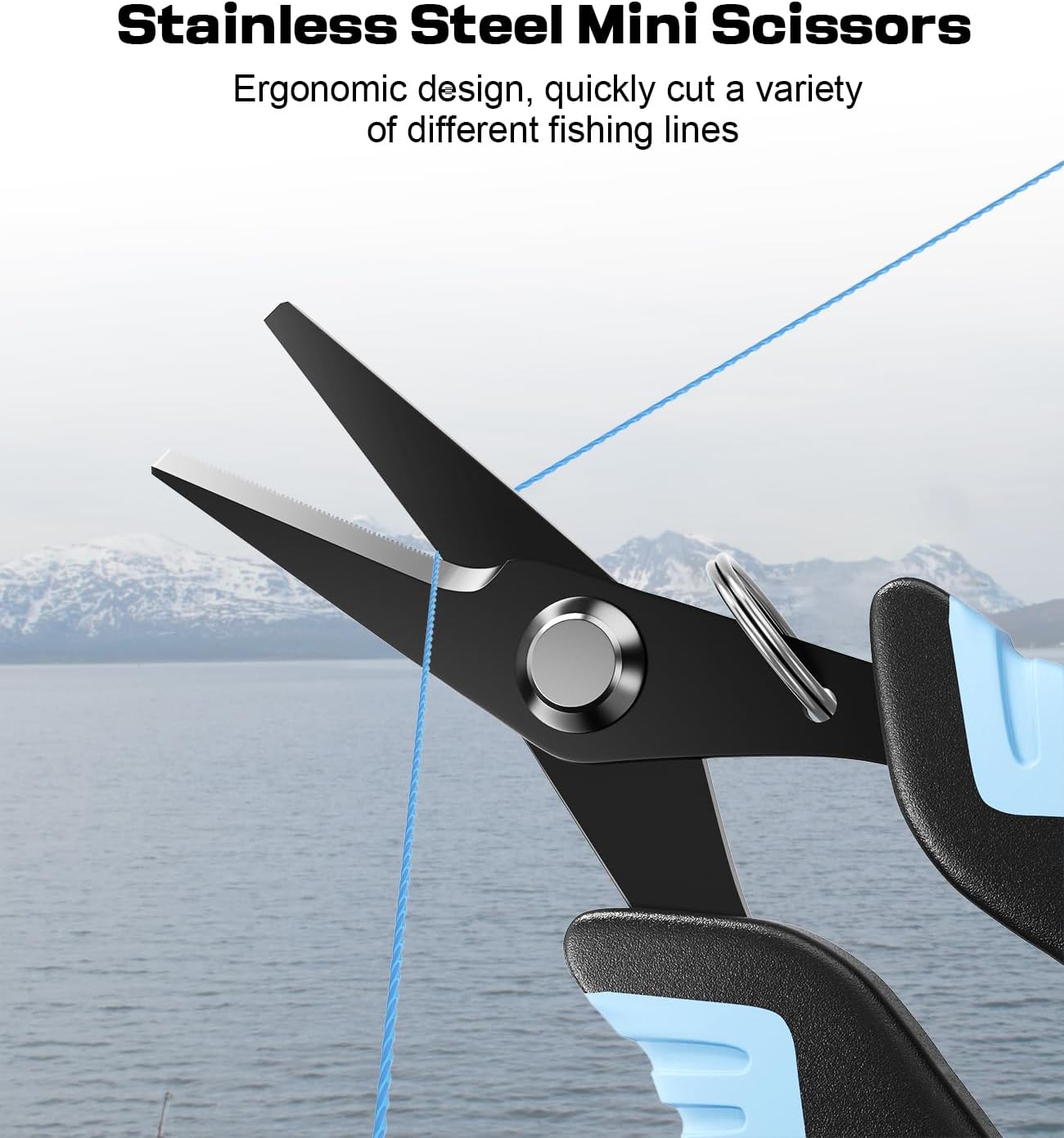 Sidomma Pro Fishing Gear and Equipment Tools Accessories Kit with Fishing Pliers Fillet Knife Scissors Fish Lip Gripper Fish Ruler Fishing Gifts for Men Saltwater Fishing Fly Fishing Ice Fishing