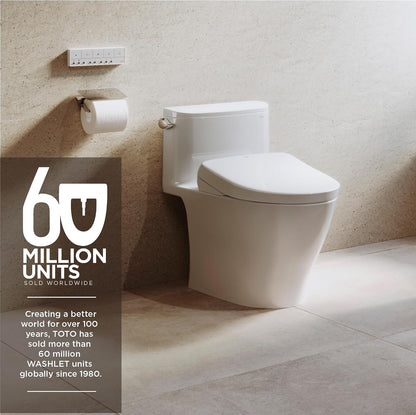 TOTO SW4736AT40#01 WASHLET+ Electronic Bidet Toilet Seat, Cotton White