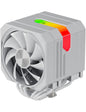 upHere White Dual-Tower 5V ARGB CPU Air Cooler, 6×Ф6mm Heatpipes,Dual PWM Fan Computer Cooling,TDP 265W, Intel LGA2066/2011/1700/1851/1200/115X; AMD AM4/AM5 (158mm in Height) up2TC6