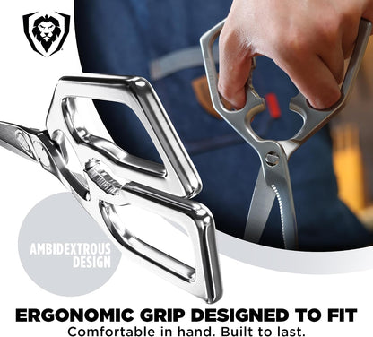 Dalstrong Kitchen Scissors All Purpose - Japanese Stainless Steel - Ambidextrous Kitchen Shears for Food - Detachable - Heavy Duty Scissors Sharp Scissor - Herbs, Pizza, Poultry Meat Cutting Scissors