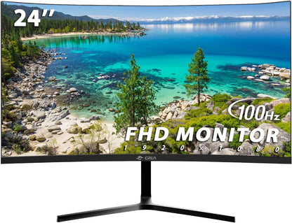 CRUA 34 Inch Gaming Monitor 144Hz, WQHD 3440X1440P Ultrawide Curved Monitor, 21:9 1500R 120% sRGB Computer Display Support Freesync, PIP/PBP, HDMI 2.0 & DP 1.4, Wall Mountable/Tilt Adjustable-Black