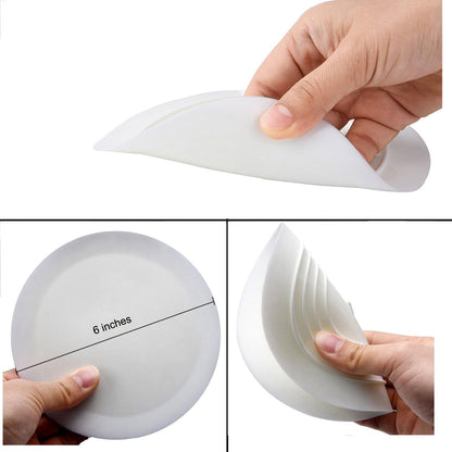 V-TOP Tub Stopper 2 Pack, 6 inches Large Silicone Drain Plug Hair Stopper Flat Suction Cover for Kitchen Bathroom Accessories and Laundry