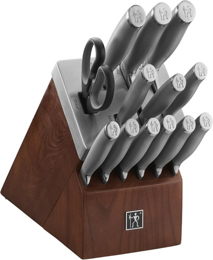 HENCKELS Modernist 14-Piece Self Sharpening Kitchen Knife Block Set