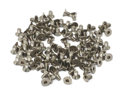 iexcell 5 Pcs M8 x 80mm Thread Pitch 1.25 mm Stainless Steel 304 Hex Socket Flat Head Cap Screws Bolts Kit