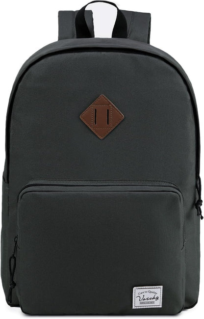 VASCHY Lightweight School Backpack for Women with Sleeve for 14" Laptop