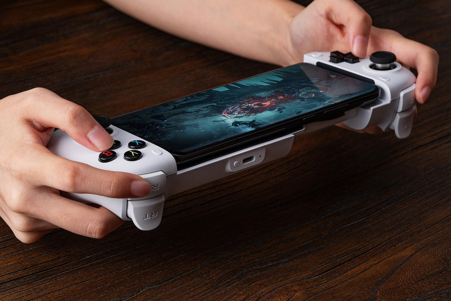 8BitDo Ultimate Mobile Gaming Controller for iPhone, Apple, Android & Xbox Cloud Gaming, Bluetooth Gamepad with Hall Effect Joysticks, 2 Pro Back Buttons, Officially Licensed (Black)