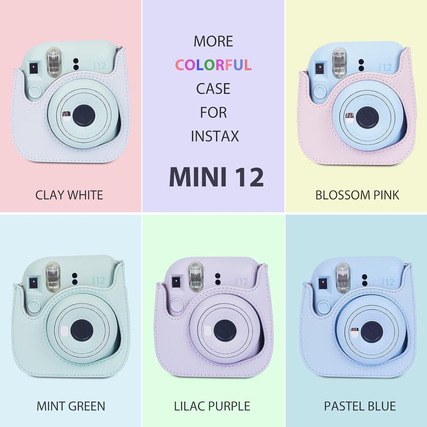 Purilite Select Camera Case for Instax Mini 12/11/9