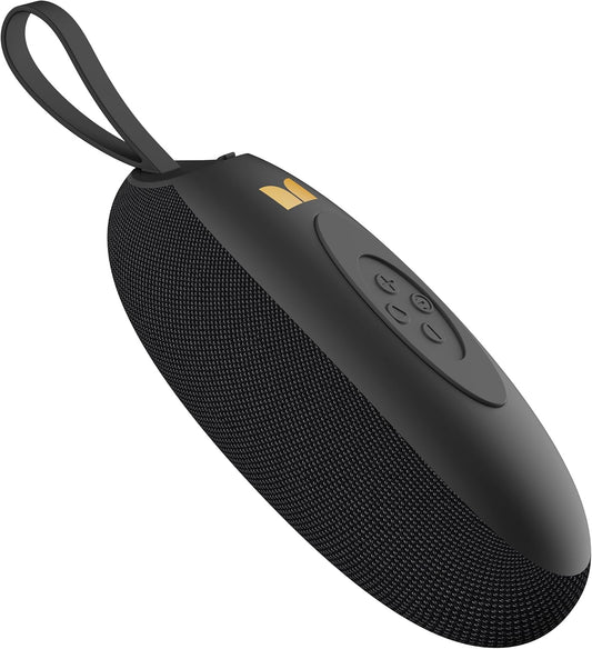 Monster S260 Bluetooth Speaker, Mini Portable Speaker with Bluetooth 5.4, 10W Powerful Sound Wireless Speakers for Outdoor, Compact Design with Silicone Strap, AUX & TF Card Support, Hands-Free Calls