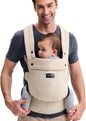 Momcozy Baby Carrier, Ergonomic Lightweight Infant Carrier, Khaki Easy to Put On, 3D EVA Lumbar Support, X-Strap Design for Weight Distribution, Ideal for Hands-Free Parenting，7-45lbs