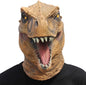 CreepyParty Dinosaur Head Mask Novelty Halloween Costume Party Animal Jurassic Full Head Latex Mask