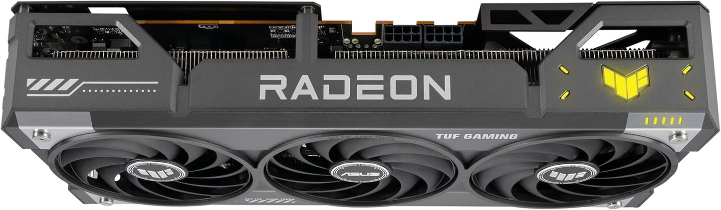 ASUS Prime Radeon™ RX 9060 XT 16GB GDDR6 OC Edition Graphics Card (PCIe 5.0, HDMI/DP 2.1, 2.5-Slot Design, axial-tech Fans, Dual Ball Fan Bearings, Dual BIOS, ASUS GPU Guard)