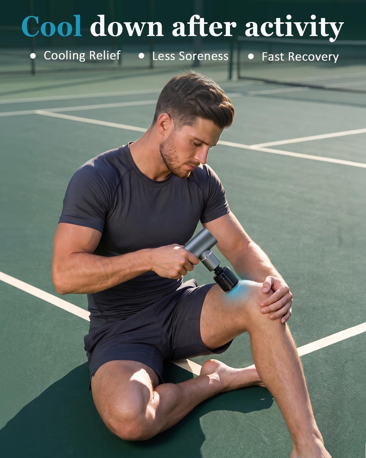cotsoco Mini Massage Gun with Heat and Cold, 45lbs Force, 8H Battery Pocket-Sized Full-Metal Deep Tissue Massager Gun, Ultra Small & Quiet Massager for Gym, Office & Travel. Gifts for Men Women