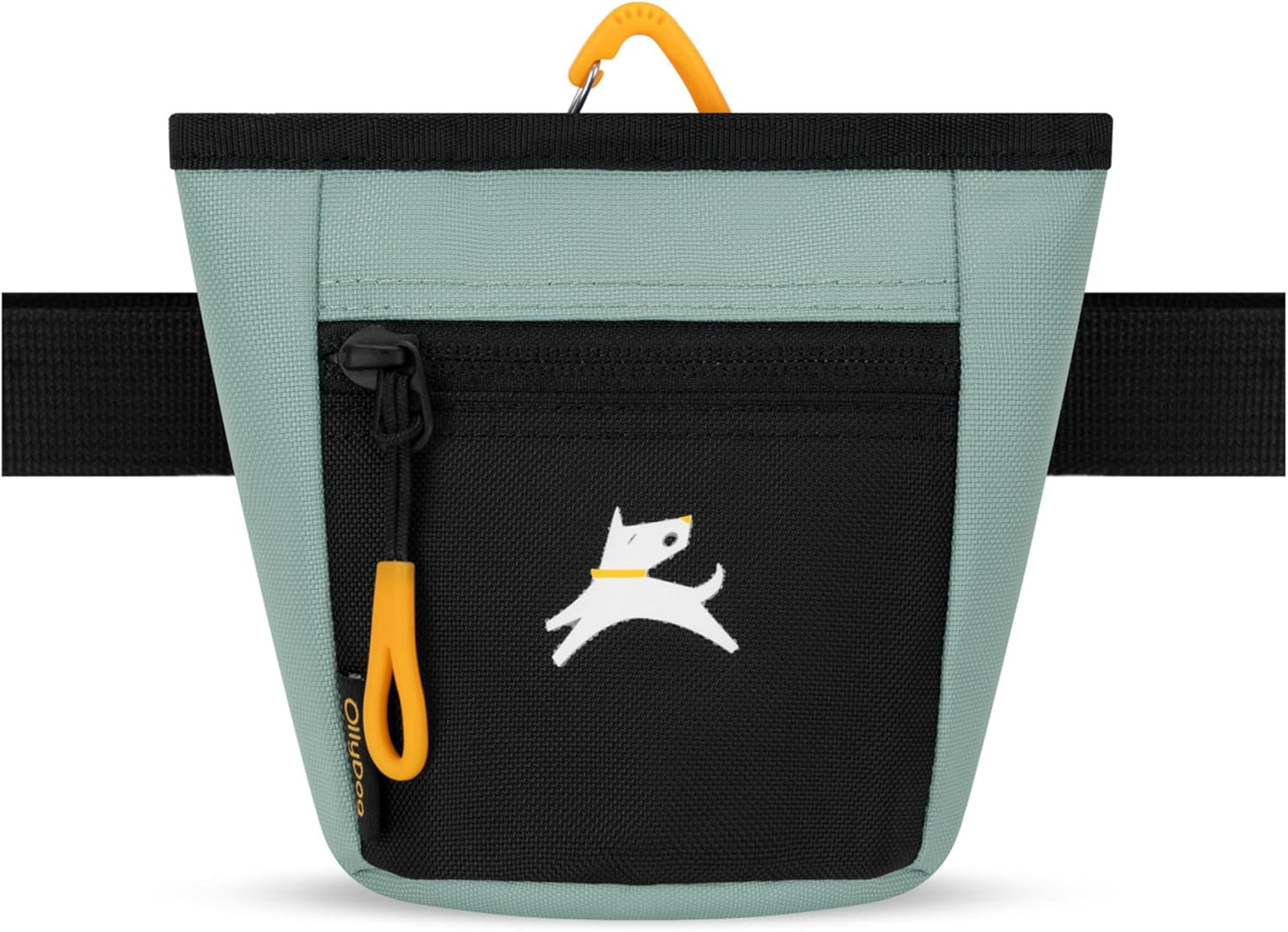 OllyDog Goodie Treat Bag, Dog Treat Pouch, Waist Belt Clip for Hands-Free Training, Magnetic Closure, Dog Training and Behavior Aids, Three Ways to Wear (Wet Weather)
