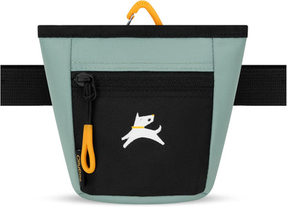 OllyDog Goodie Treat Bag, Dog Treat Pouch, Waist Belt Clip for Hands-Free Training, Magnetic Closure, Dog Training and Behavior Aids, Three Ways to Wear (Wet Weather)