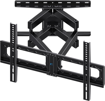HOME VISION Full Motion TV Wall Mount for Most 32-85 inch TVs up to132 lbs, TV Mount Swivel and Tilt with Dual Articulating Arms, Wall Mount TV Bracket Max VESA 600x400mm, Fits 8" 12" 16" Wood Studs