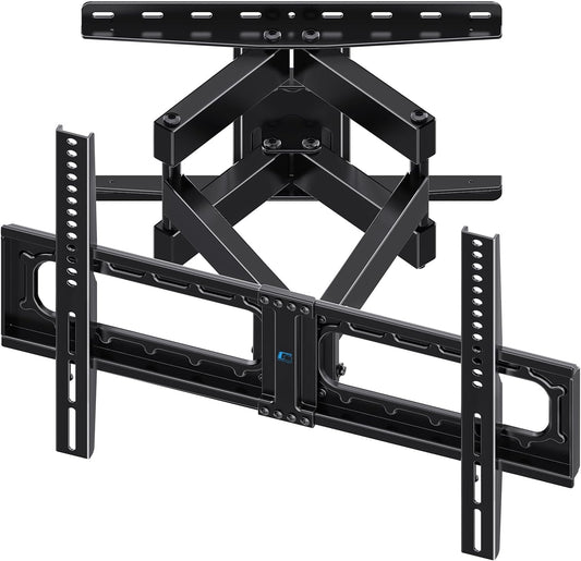 HOME VISION Full Motion TV Wall Mount for Most 32-85 inch TVs up to132 lbs, TV Mount Swivel and Tilt with Dual Articulating Arms, Wall Mount TV Bracket Max VESA 600x400mm, Fits 8" 12" 16" Wood Studs